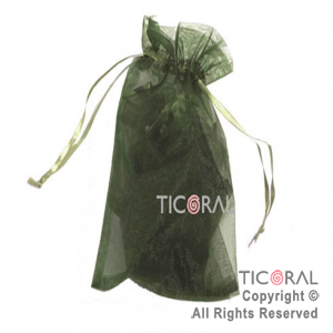 BOLSA VERDE MUSGO ORGANZA 20X13C HS2626-12 x 1